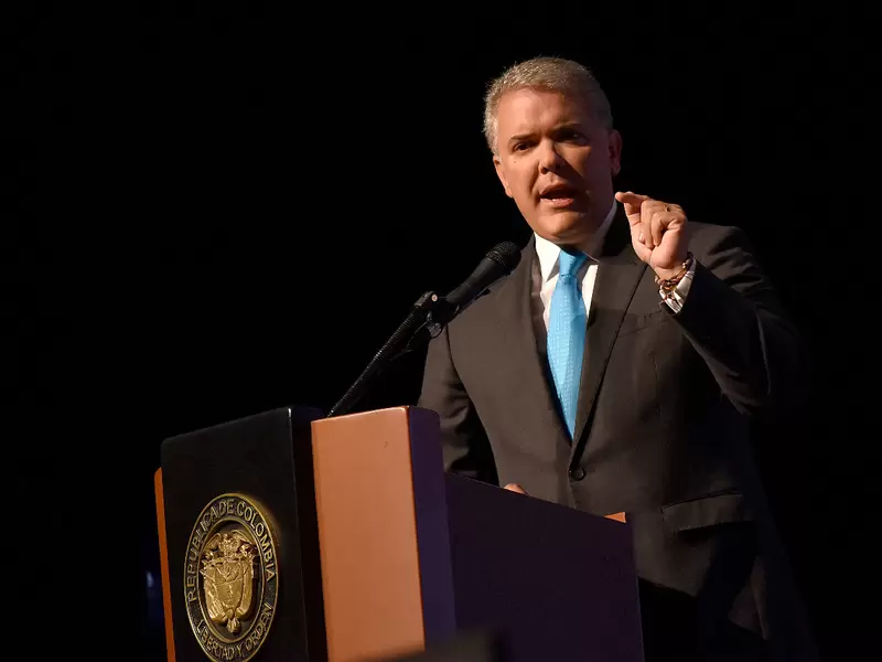 Presidente Iván Duque en Bogotá