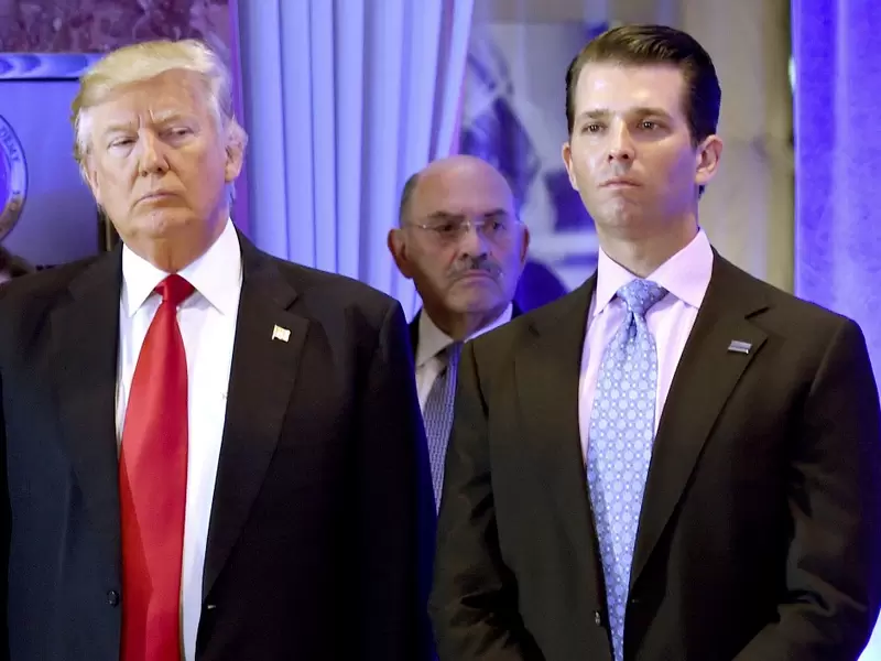 Donald Trump y su hijo Donald Trump Jr. Donald Trump y su hijo Donald Trump Jr.