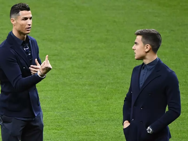Cristiano Ronaldo y Paulo Dybala