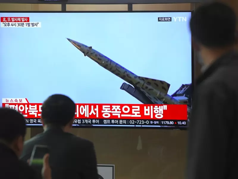 Lanzamiento de misiles desde Corea del Norte