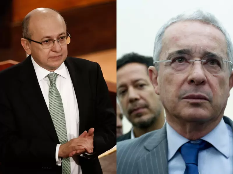 Luis Eduardo Montealegre y Álvaro Uribe Vélez Luis Eduardo Montealegre y Álvaro Uribe Vélez