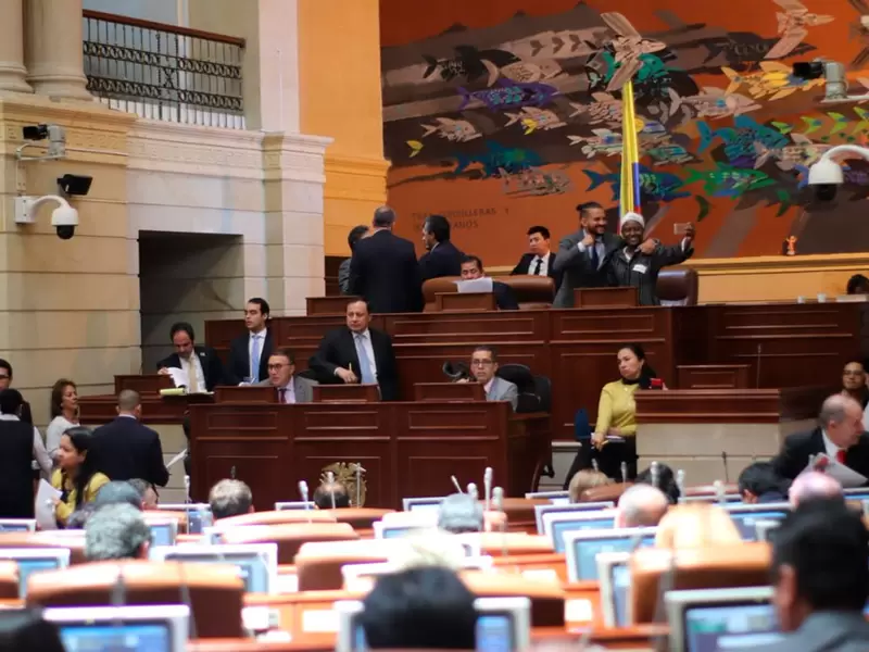La Cámara de Representantes, durante el debate del Plan de Desarrollo
