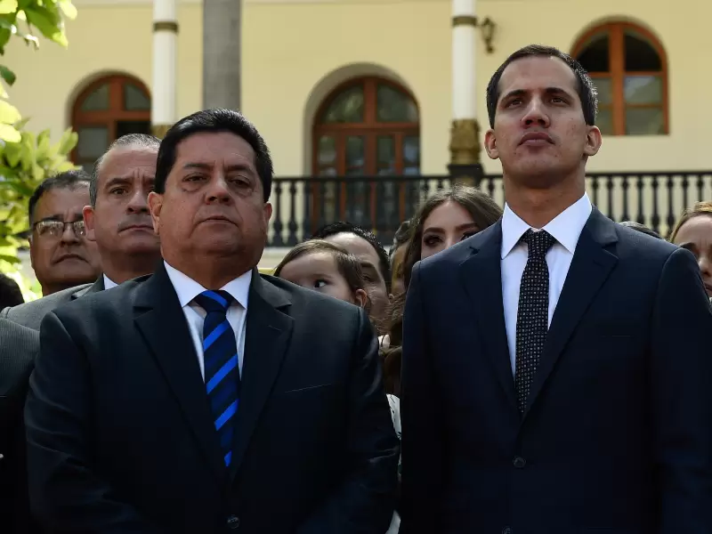 Edgar Zambrano, vicepresidente de la Asamblea Nacional de Venezuela Edgar Zambrano, vicepresidente de la Asamblea Nacional de Venezuela junto a Juan Guaidó