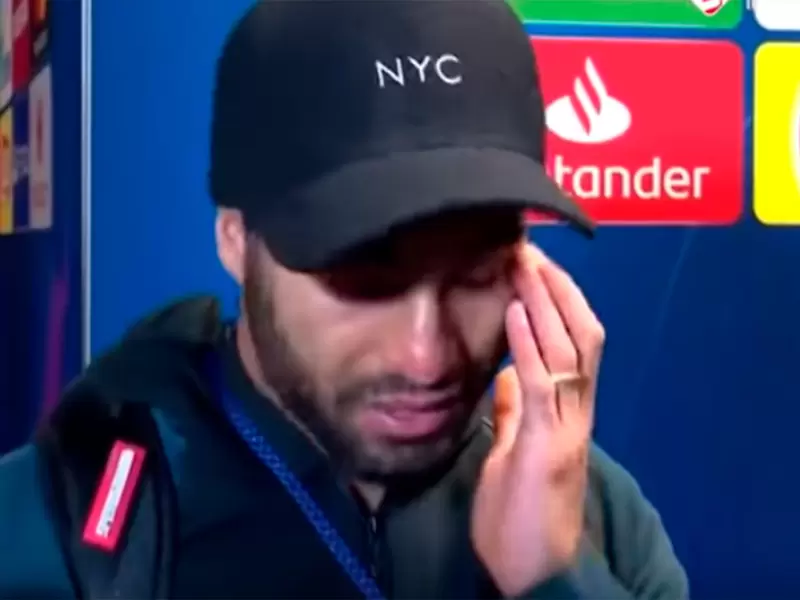 Lucas Moura tras ver la narración de su gol