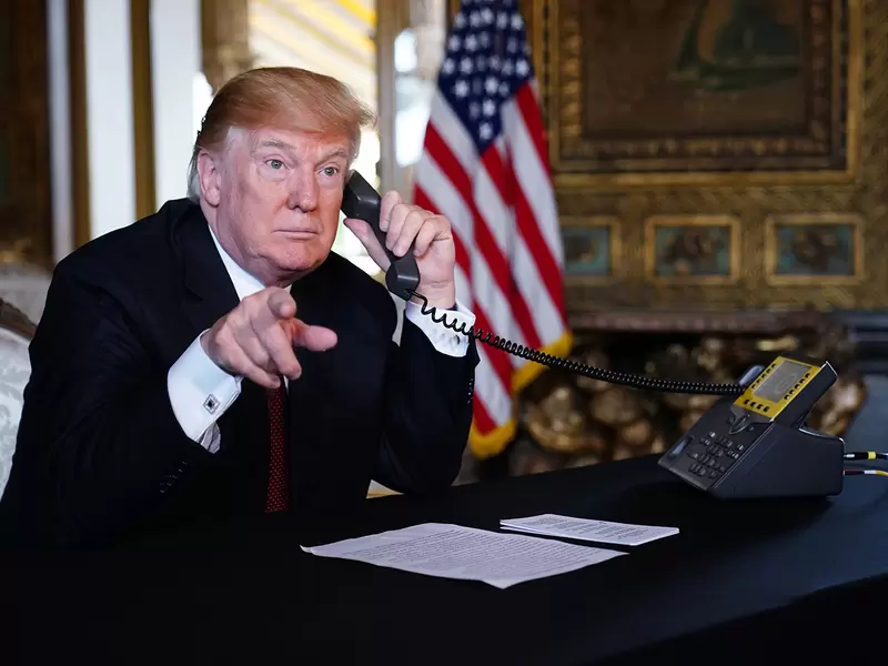 Donald Trump, presidente de Estados Unidos, en la Casa Blanca