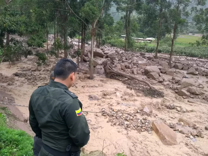 Avalancha en La Argentina, Huila