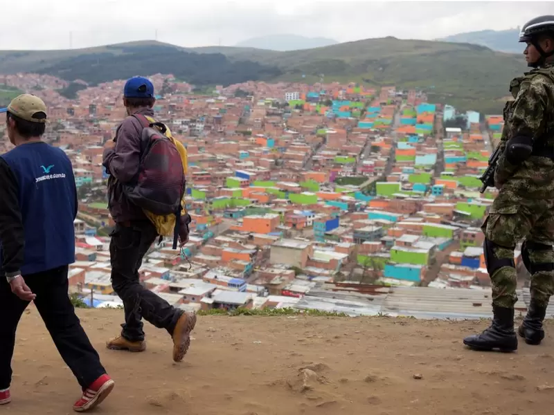 Localidad de Ciudad Bolívar, en Bogotá