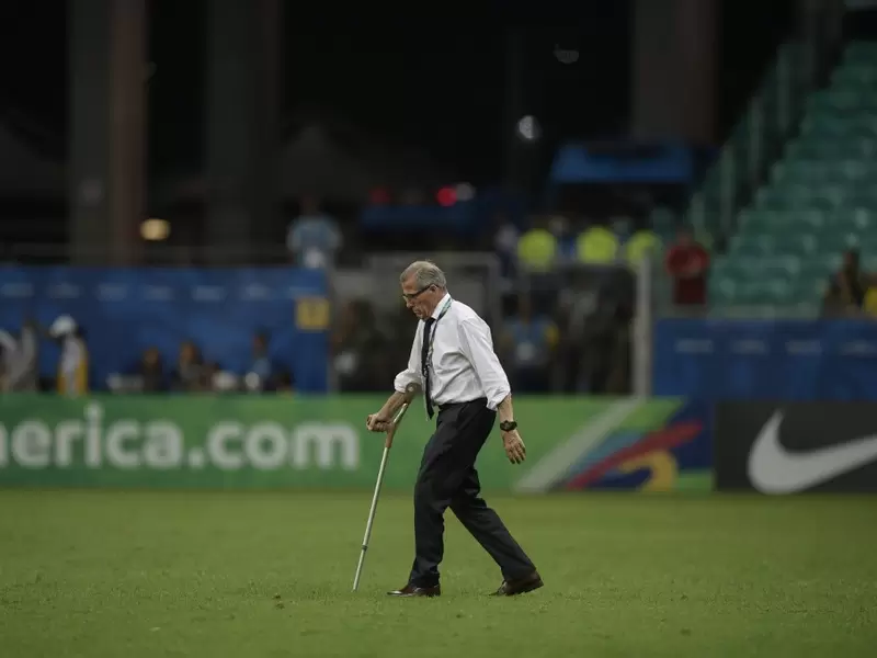 El DT uruguayo Óscar Washington Tabárez El DT uruguayo Óscar Washington Tabárez