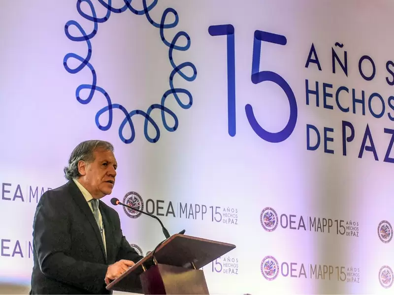 Secretario General de la OEA, Luis Almagro, en Medellín.