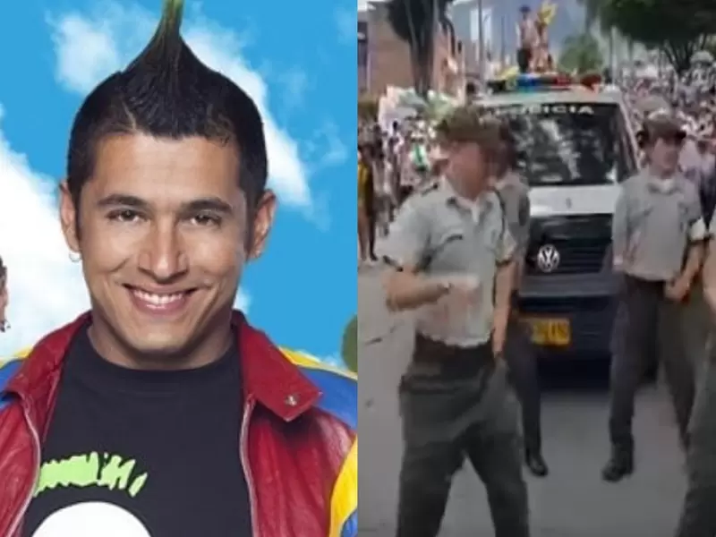 El man es Germán y los policías de Ibagué El man es Germán y los policías de Ibagué