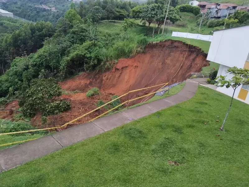 Derrumbe en Pereira