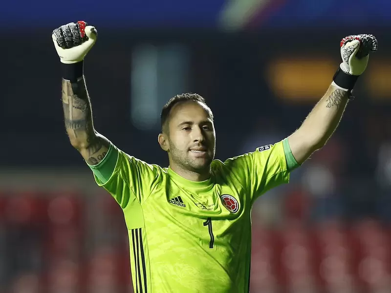 El arquero colombiano David Ospina El arquero colombiano David Ospina