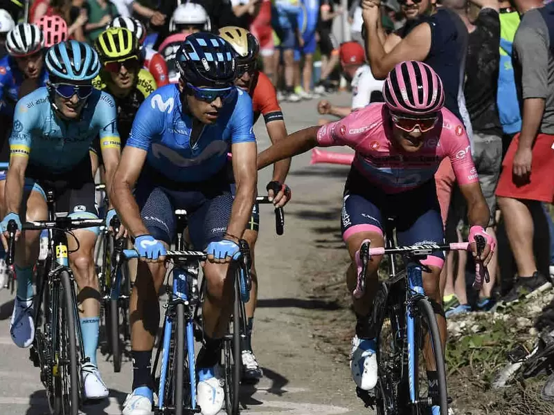 Richard Carapaz, líder del Giro de Italia