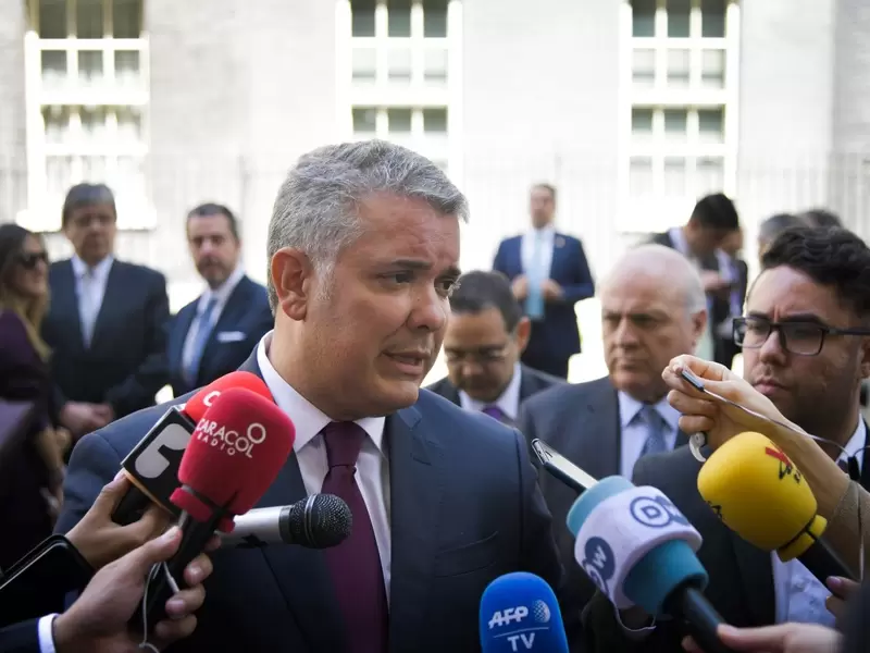 Iván Duque, en Londres