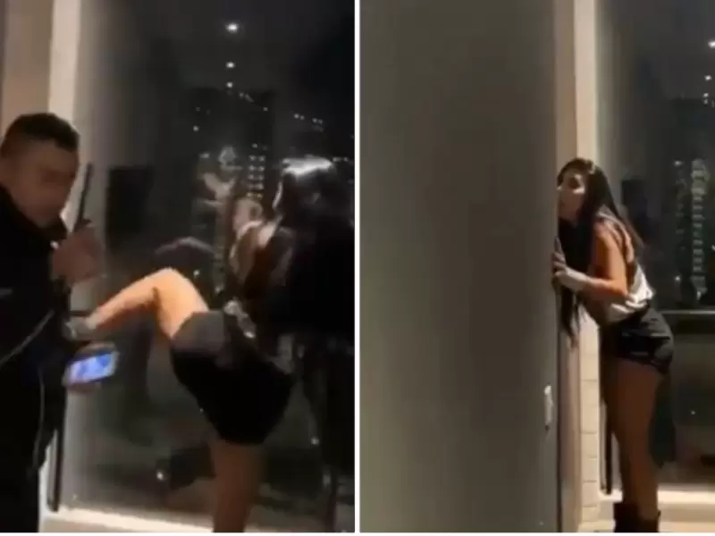 Marcela Reyes en un bochornoso vídeo.