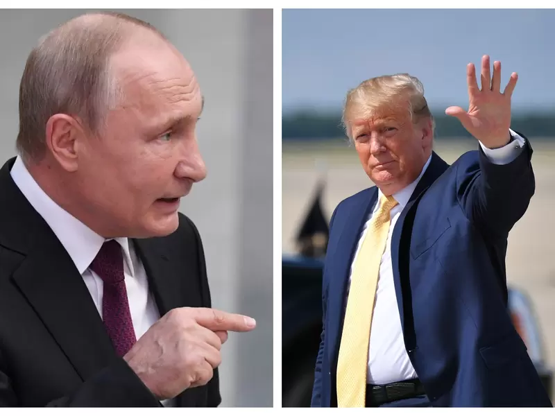 Vladimir Putin y Donald Trump