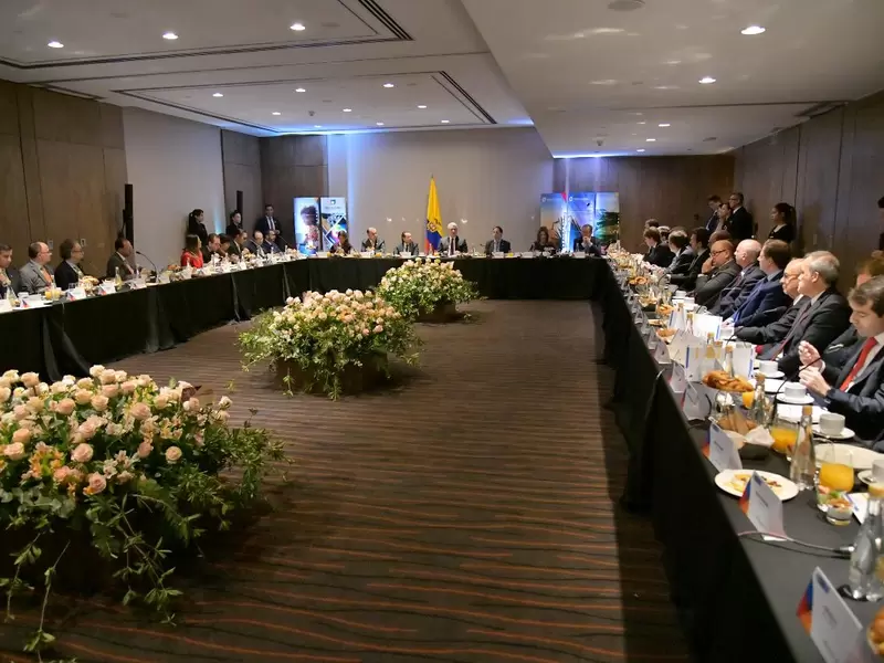 Presidente Iván Duque se reúne con empresarios argentinos en Buenos Aires