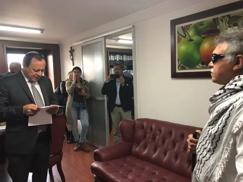 Posesión de Jesús Santrich como representante a la Cámara