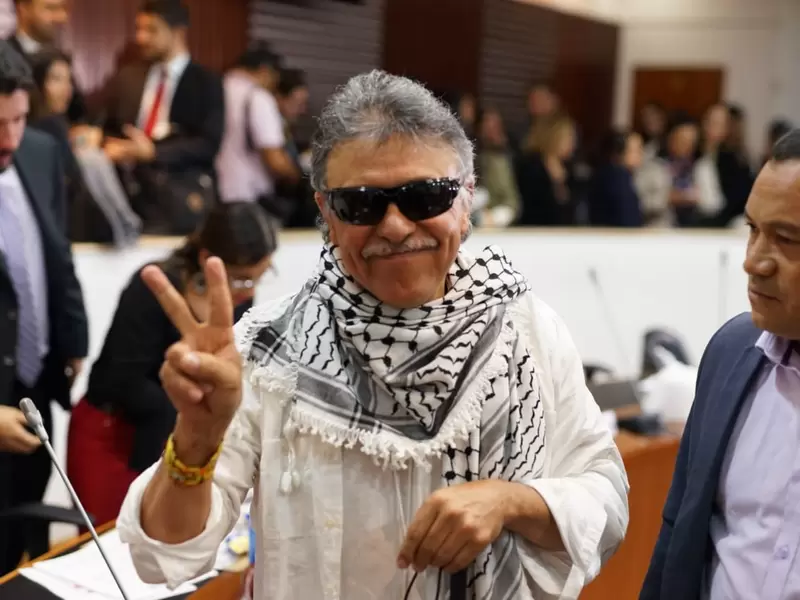 Jesús Santrich en el Congreso