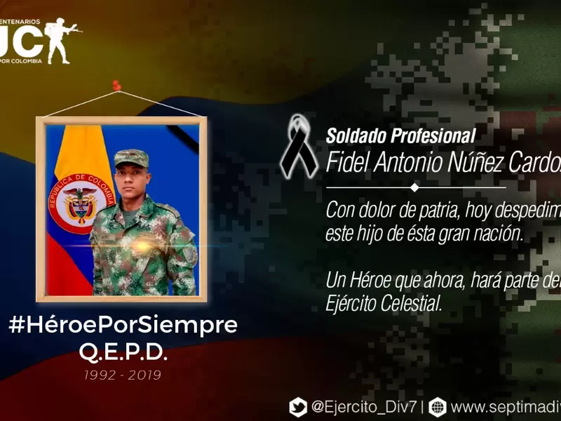 Soldado profesional Fidel Antonio Nuñez Cardozo. Soldado profesional Fidel Antonio Nuñez Cardozo.