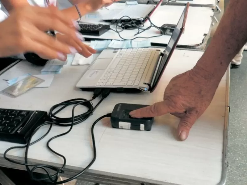 Huella biométrica en las elecciones