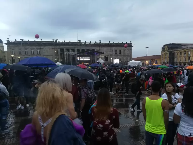 Plaza de Bolívar, Marcha del Orgullo LGBT