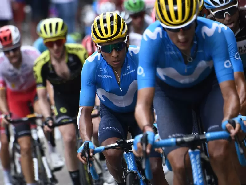 Nairo Quintana, ciclista colombiano en carrera Nairo Quintana, ciclista colombiano en carrera