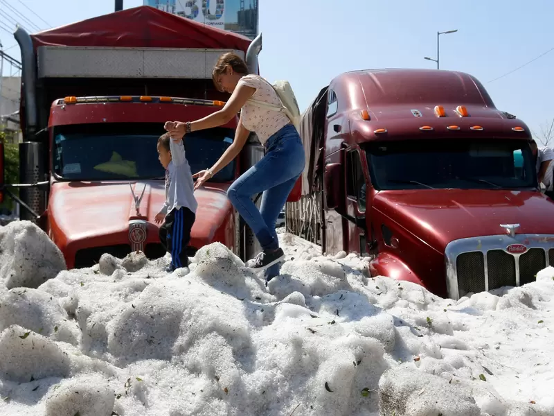 Fuerte granizada