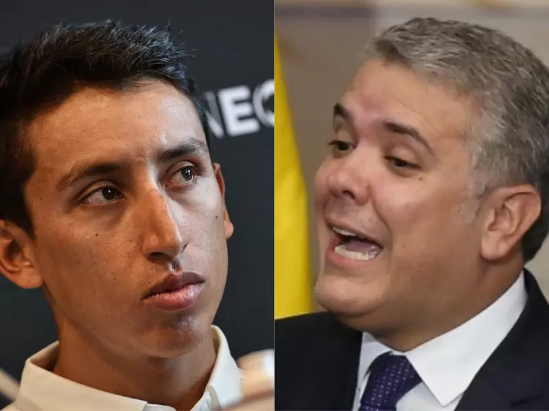 Egan Bernal e Iván Duque Egan Bernal e Iván Duque
