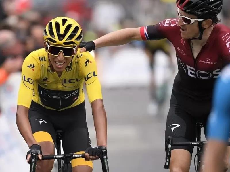 Egan Bernal y Geraint Thomas Egan Bernal y Geraint Thomas