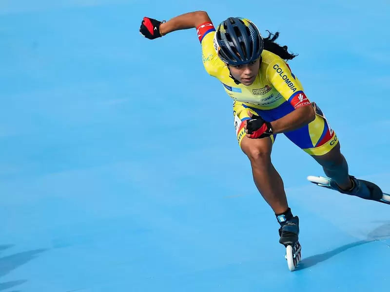 Valeria Rodríguez en los World Roller Games Valeria Rodríguez en los World Roller Games