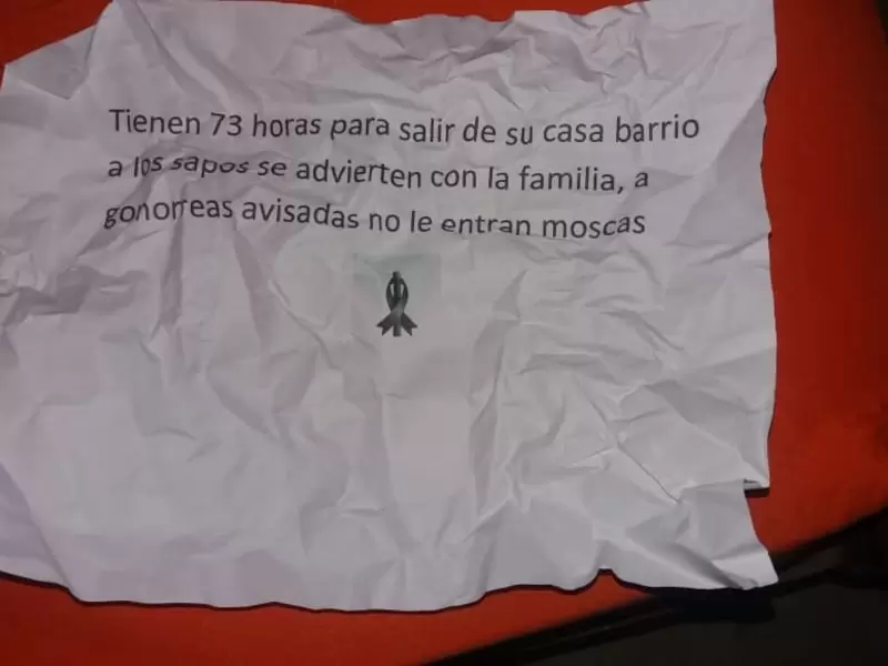 La amenaza llegó luego que un desconocido abordara a una hermana de lideresa y le hiciera la advertencia La amenaza llegó luego que un desconocido abordara a una hermana de lideresa y le hiciera la advertencia