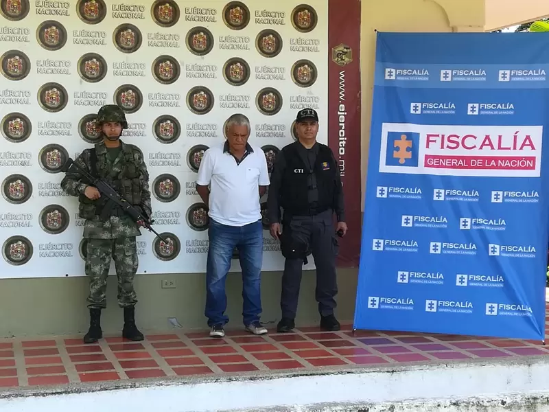 Capturan del alcalde de Nechí, Miguel Enrique Franco Menco.