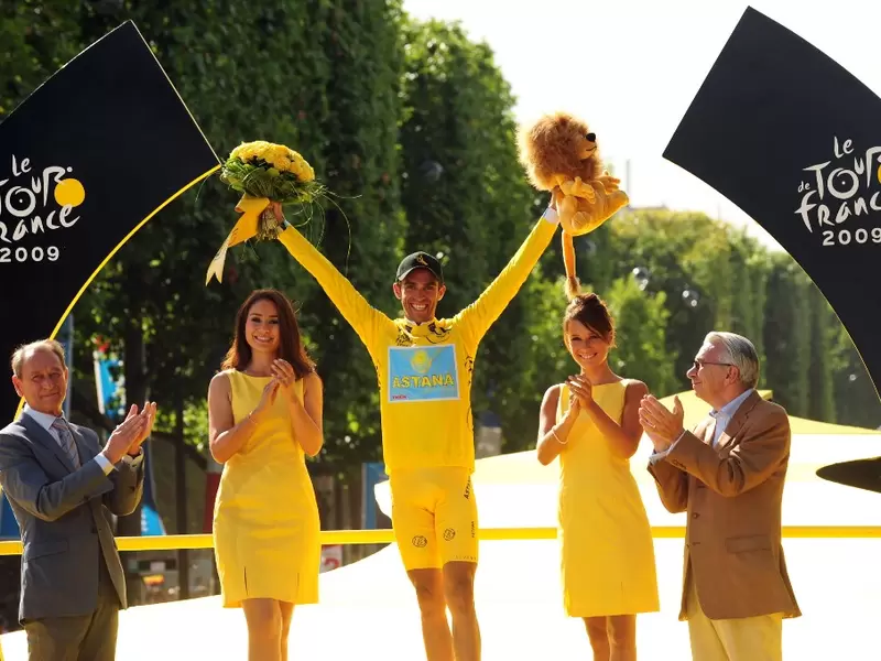 Alberto Contador, exciclista español.