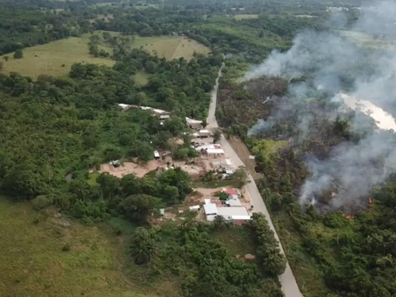 Afectaciones a campo Tibú por parte de manifestantes en el Catatumbo