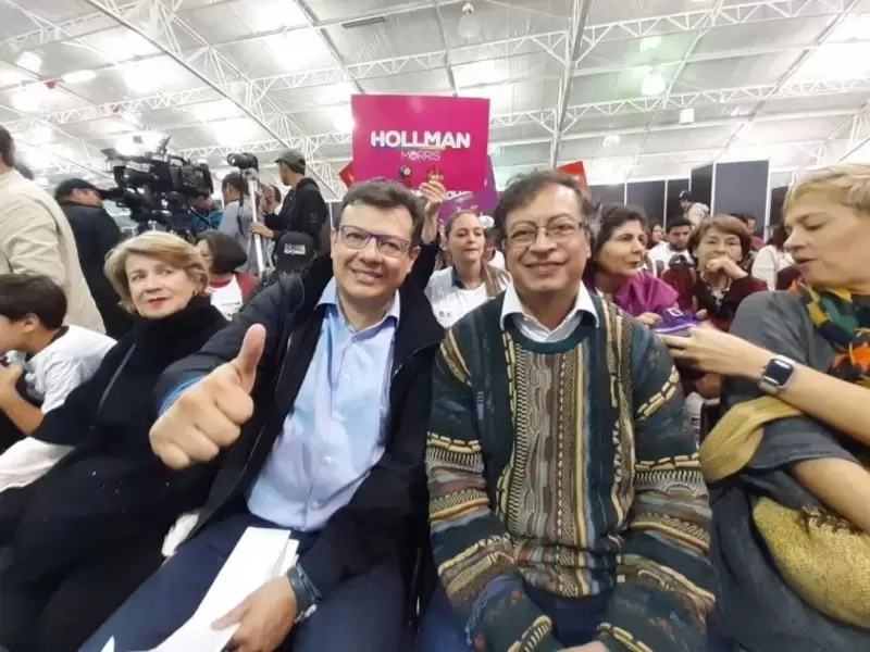 Hollman Morris y Gustavo Petro