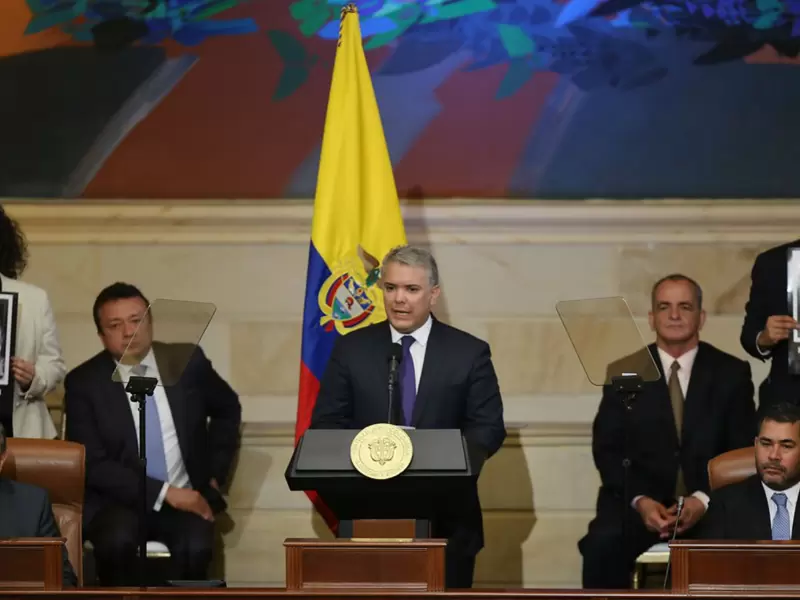 Iván Duque en instalación del nuevo periodo del Congreso Iván Duque en instalación del nuevo periodo del Congreso