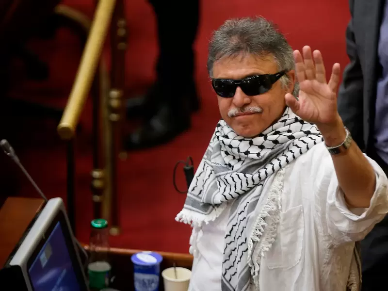Jesús Santrich, congresista del partido Farc Jesús Santrich, congresista del partido Farc