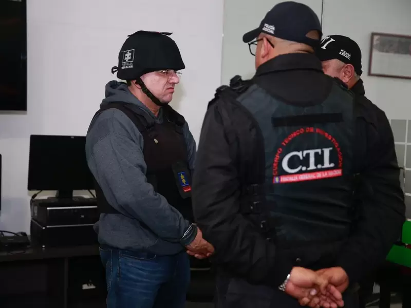 Alias ‘Macaco’, capturado a su llegada a Colombia.