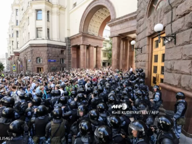 Manifestaciones en Moscú
