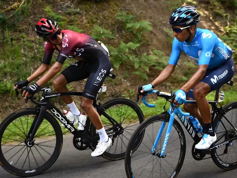 Nairo Quintana y Egan Bernal - Tour de Francia 2019