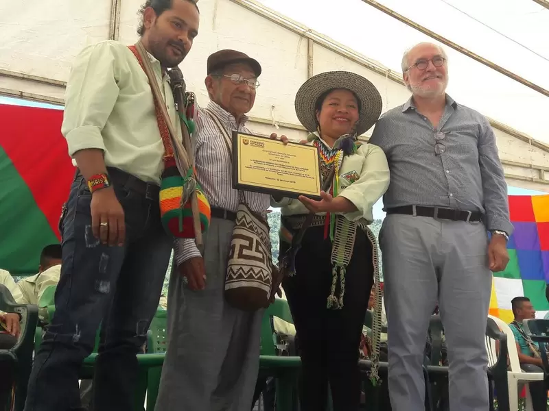 Proyecto por 3 mil millones de pesos, serán ejecutados por la comunidad indígena en temas sociales.