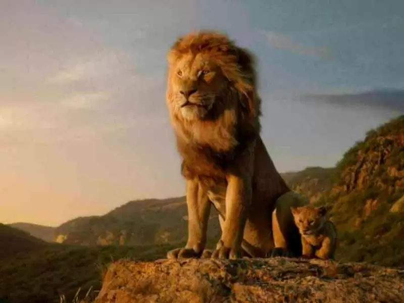 Escena del Rey León (2019)