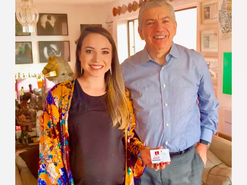 Sara Rodríguez y César Gaviria.