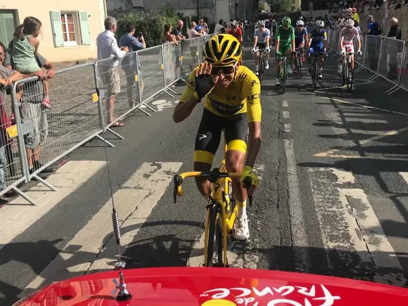 Tour de Francia - Egan Bernal, paseo por Los Campos Elíseos Tour de Francia - Egan Bernal, paseo por Los Campos Elíseos