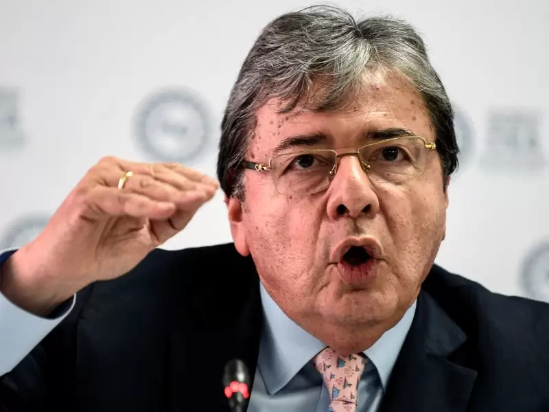 Canciller colombiano, Carlos Holmes Trujillo García.
