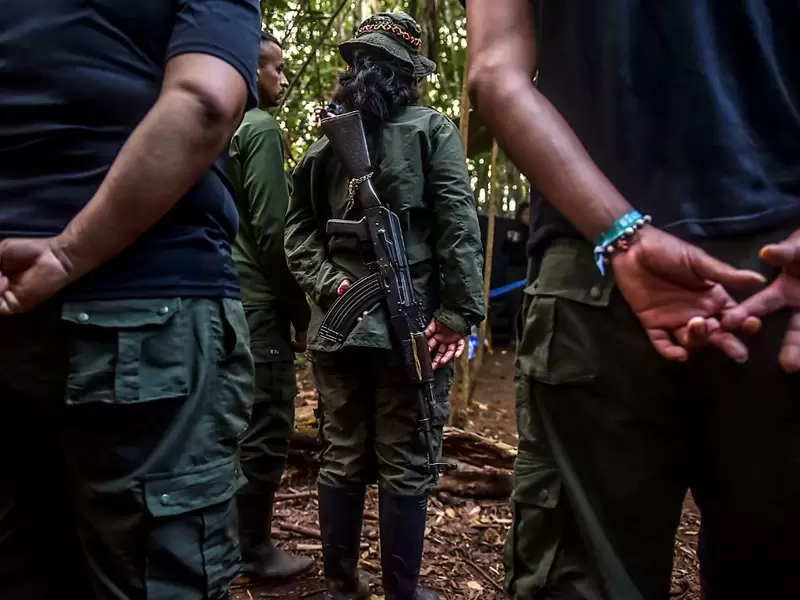 Imagen de ilustración.Disidentes de las Farc.