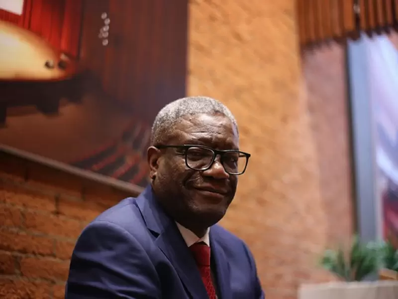 El premio Nobel de Paz 2018, el médico y activista congoleño Denis Mukwege. El premio Nobel de Paz 2018, el médico y activista congoleño Denis Mukwege.