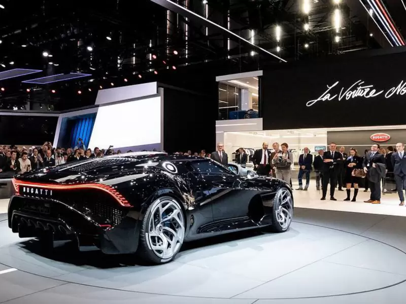 Bugatti La Voiture Noire, el carro deportivo más caro del mundo