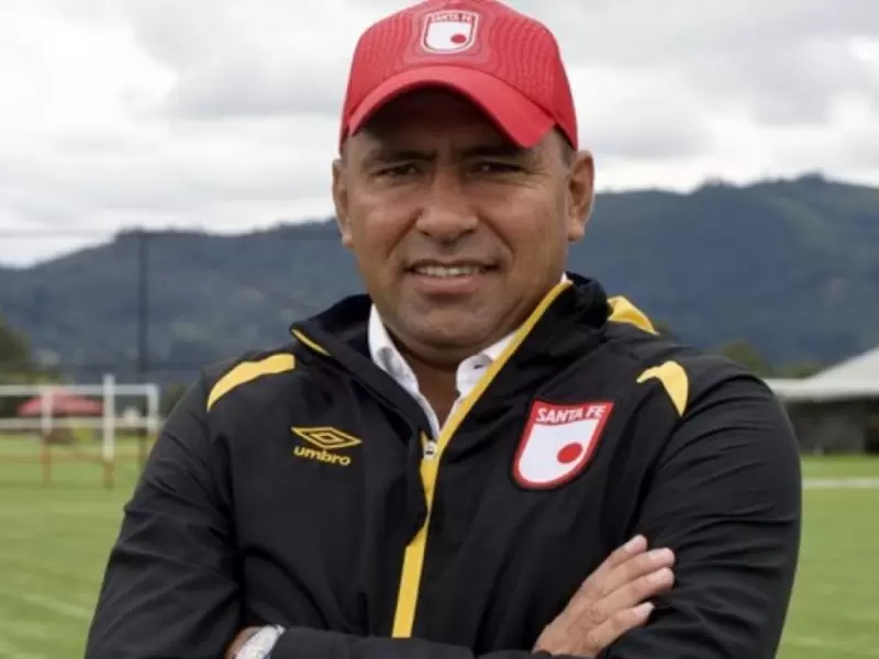 Hárold Rivera, director técnico de Santa Fe